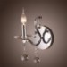 Silvery Crystal Wall Light with 1 Lights