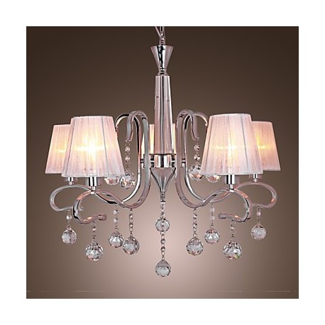 Max 40W Modern/Contemporary Crystal Electroplated Chandeliers Living Room / Study Room/Office