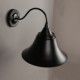 E27 220V 29*29CM 5-10㎡ Designer Duds Loft Style Ancient Black Iron Cap Wall Lamp Light LED