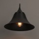 E27 220V 29*29CM 5-10㎡ Designer Duds Loft Style Ancient Black Iron Cap Wall Lamp Light LED