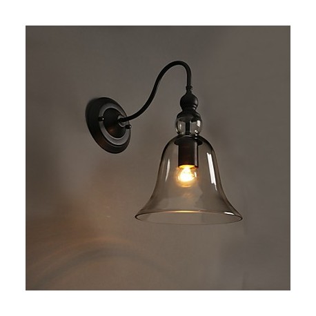 E27 220V 22*29CM 5-10㎡ Creative Garden Light Crystal Wall Lamp Bell Restoring Ancient Ways Light LED