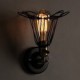 E27 220V 20*28*10CM 5-10㎡ American Country Loft Restoring Ancient Ways, Wall Lamp, Wrought Iron Wall Lamp Light LED