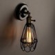 E27 220V 20*28*10CM 5-10㎡ American Country Loft Restoring Ancient Ways, Wall Lamp, Wrought Iron Wall Lamp Light LED