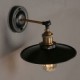 E27 220V 26*15*12CM 5-10㎡ Creative Nordic Light Single Head Black Umbrella Wall Lamp Restoring Ancient Ways Light LED