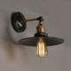 E27 220V 26*15*12CM 5-10㎡ Creative Nordic Light Single Head Black Umbrella Wall Lamp Restoring Ancient Ways Light LED