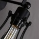 E27 220V 12*23CM 5-15㎡ Creative Personality Decorative Wrought Iron Retro Grapefruit Wall Lamp LED