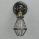 Vintage Style Industrial Opening and Closing Light Wall Sconce Cage Lamp Loft Restoring Ancient Ways Wall Lamp