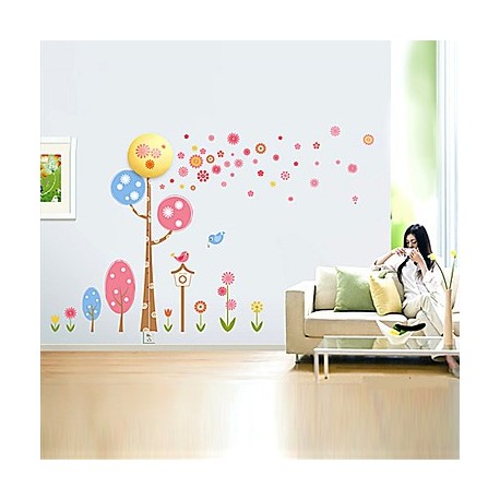 28CM Creative 3 D Wall Paper Wall Lamp Modern Night Light Can Remove The Wall Stickers Led Lights