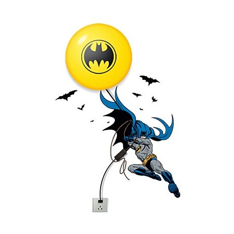 28*7*28CM Creative Fashion Batman Wallpaper Diy Wall Stick Small Night Lamp Wall Lamp Led Lights