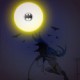 28*7*28CM Creative Fashion Batman Wallpaper Diy Wall Stick Small Night Lamp Wall Lamp Led Lights