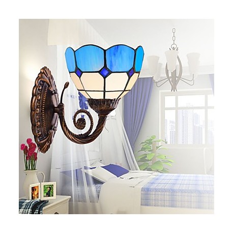 E27 220V 24*27CM 5-10㎡ Europe Type Restoring Ancient Ways Wall Lamp Creative Mediterranean Glass Led Lights