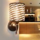 E27 25*13CM 10-15㎡Wrought Iron Sheepskin Modern Wall Lamp Led Lights