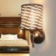 E27 25*13CM 10-15㎡Wrought Iron Sheepskin Modern Wall Lamp Led Lights