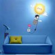25W 220V Wall Sconces LED / Bulb Included Modern/Contemporary Creative 3D Wall Paper Wall Lamp Light 28*28*7CM