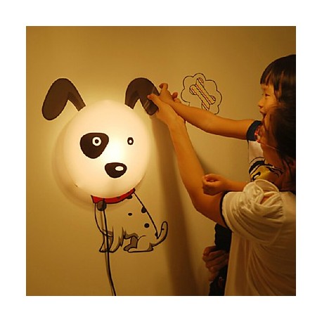 25W 220V High Temperature Resistant Plastic And 10 C Can Remove Wall Stickers Creative 3D Wall Paper Wall Lamp 28*28*7CM