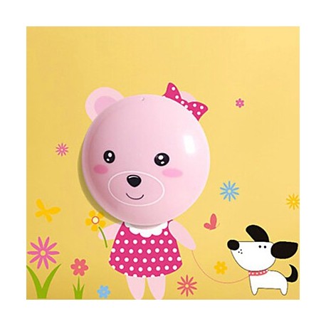 0.6W 220V Wall stickers bear light-activated intelligent electric induction led smetope adornment wall lamp 35*21.5CM
