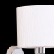 Stylish 40W Metal and Fabric Wall Light with 1 Light in White Cylinder Feature