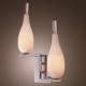 Crystal Wall Light with 2 Lights - Bottle Shaped Shade