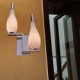 Crystal Wall Light with 2 Lights - Bottle Shaped Shade