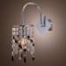 Wall Light with Elegant Crystal Drop