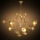 5 / Country Mini Style Electroplated Metal Chandeliers Living Room / Bedroom / Dining Room / Game Room