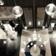 Creative Restaurant Engineering Stage Led Meteor Shower Crystal Ball Pendant Light Lamp LED(1pc)