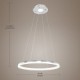 Modern Design Pendant Lights/20W High Quality LED Acrylic Single Ring/Fit for Living Room, Dining Room,Study Room/Office