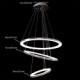 Modern Pendant Lights LED 3 Rings Pendant Lamp for Living Room / Bedroom / Study Room/Office Acrylic