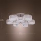 Max 60W Modern/Contemporary Chrome Metal Chandeliers / Flush Mount Living Room / Bedroom / Study Room/Office