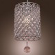 Crystal Drop Pendant Light in Cylinder Style