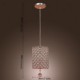 Crystal Drop Pendant Light in Cylinder Style