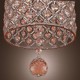 Crystal Drop Pendant Light in Cylinder Style