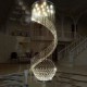 Modern Crystal Chandelier Pendant Lighting Hanging Ceiling Lamps Fixtures with LED Source Clear K9 Crystal