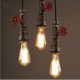 Retro Restaurant Bar Hanging Lamp Act The Role Ofing Loft Personality Decoration Rural Industrial Pipe Pendant Lamp