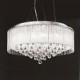 Max 40W Modern/Contemporary / Drum Crystal / Bulb Included Chrome Pendant Lights Living Room / Bedroom / Dining Room