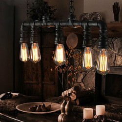 MAX 40W Traditional/Classic / Vintage / Lantern / Country / Retro Mini Style Painting Metal Pendant LightsLiving Room / Bedroom 