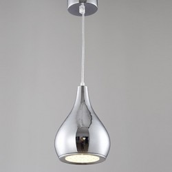 1w Modern/Contemporary / Globe LED Electroplated Metal Pendant LightsDining Room / Kitchen / Study Room/Office / Kids Room / Gam