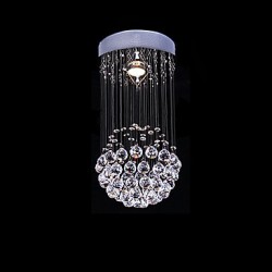 Max 50W Modern/Contemporary Crystal Electroplated Metal Chandeliers / Flush Mount Bedroom / Dining Room / Kitchen