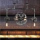 Iron Pipe Chandelier Industrial Wind gear Hanging Lamp