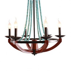 Bohemia 6 Simple European Mediterranean Head DropAmerican Country British Rural Living Lamps