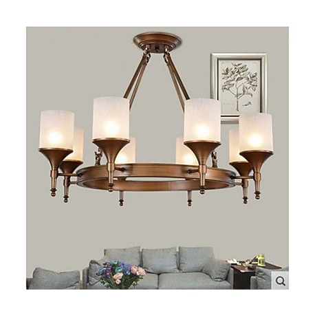 Retro Pastoral Wrought Iron Chandeliers 6