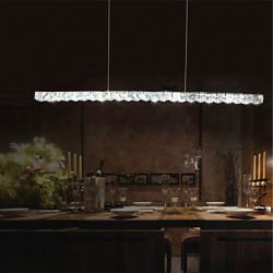 Pendant Lights Crystal/LED Modern/Contemporary Bedroom/Dining Room/Study Room/Office Metal/90-240V