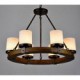 Vintage Old Wood Wooden Chandeliers Do 6