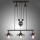 LED Pendant Lights Vintage 3 Lights ST64 Bulbs Included Up and Down system for Living Room / Bedroom