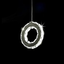 6W Modern/Contemporary Crystal Metal Pendant Lights Living Room