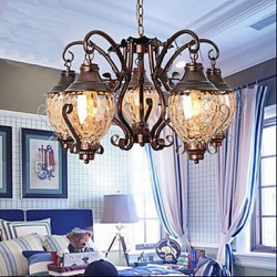 Retro European Pastoral Ancient Lron Chandelier 5