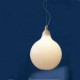 Milk white glass bottle Pendant Lamp Natural Curve C