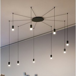 Northern Europe Creative Contracted And Geometric Line design LED Pendant Light office,Showroom,Living Room