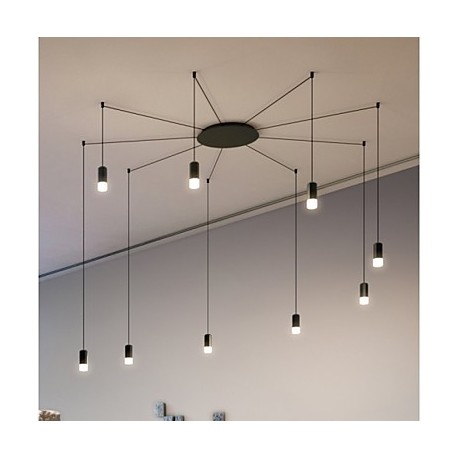 Northern Europe Creative Contracted And Geometric Line design LED Pendant Light office,Showroom,Living Room