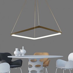 Modern Design/40W LED Pendant Light Squareness/Fit for Showroom,Living Room, Dining Room,office, Game Room, Kids Room
